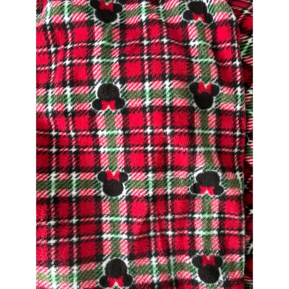 Disney Women’s Christmas Fleece Minnie‎ Mouse Pajama Bottoms Size Large - Picture 6 of 7